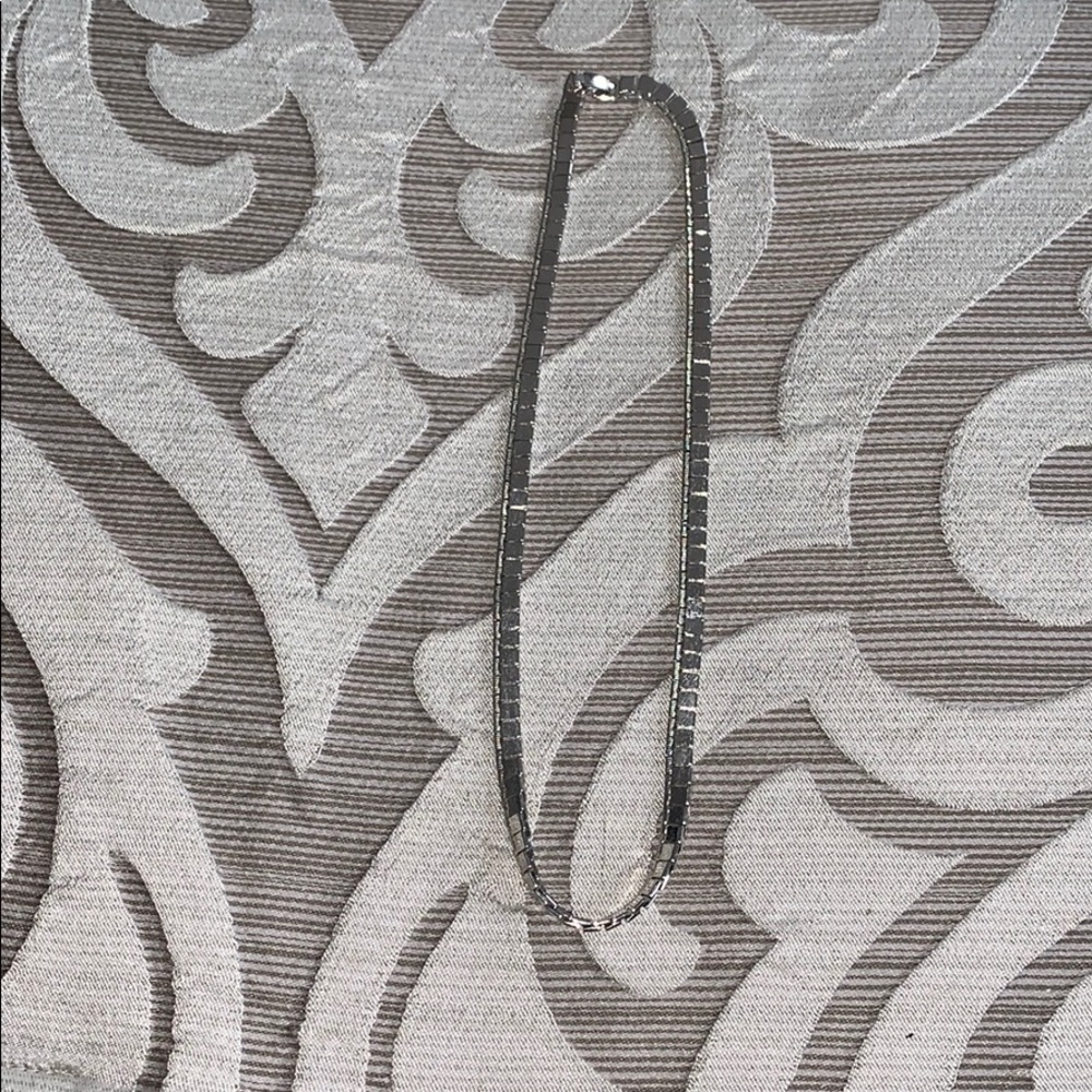 Monet silver necklace